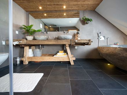 Ein Bauernhaus modern gestalten | stonenaturelle Steinböden